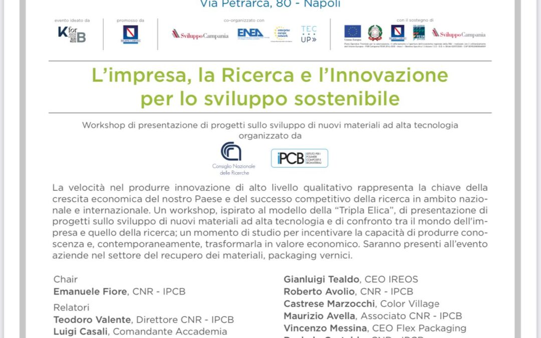 L’Impresa, la Ricerca e l’innovazione per lo Sviluppo Sostenibile